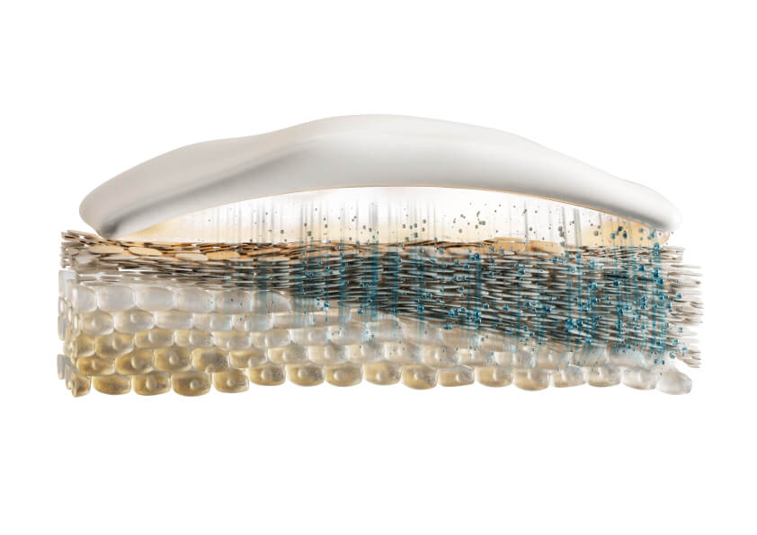 Dr. Liv Kraemer Skincare owned depiction of the skin as a brick wall, visualizing the effects of a thick cream on top of the skin, locking in moisture creating a greenhouse effect