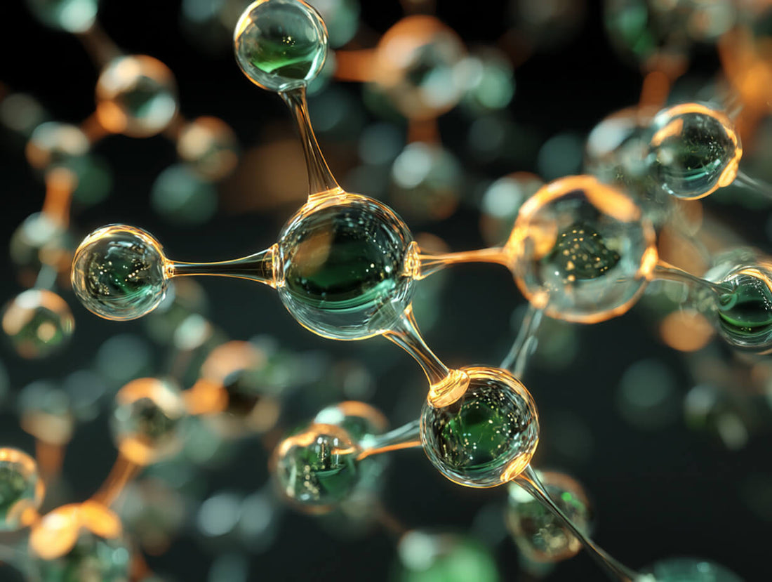 Dr. Liv Kraemer Skincare owned depiction of molecular droplets, as cell turnover picture